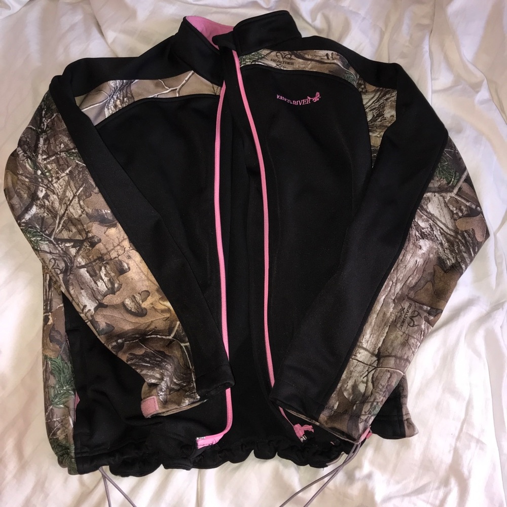 LADIES CAMO KINGS RIVER JACKET